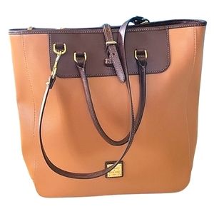 SUPER RARE NWOT DOONEY AND BOURKE!!! STUNNING CAMMEL AND BROWN BAG